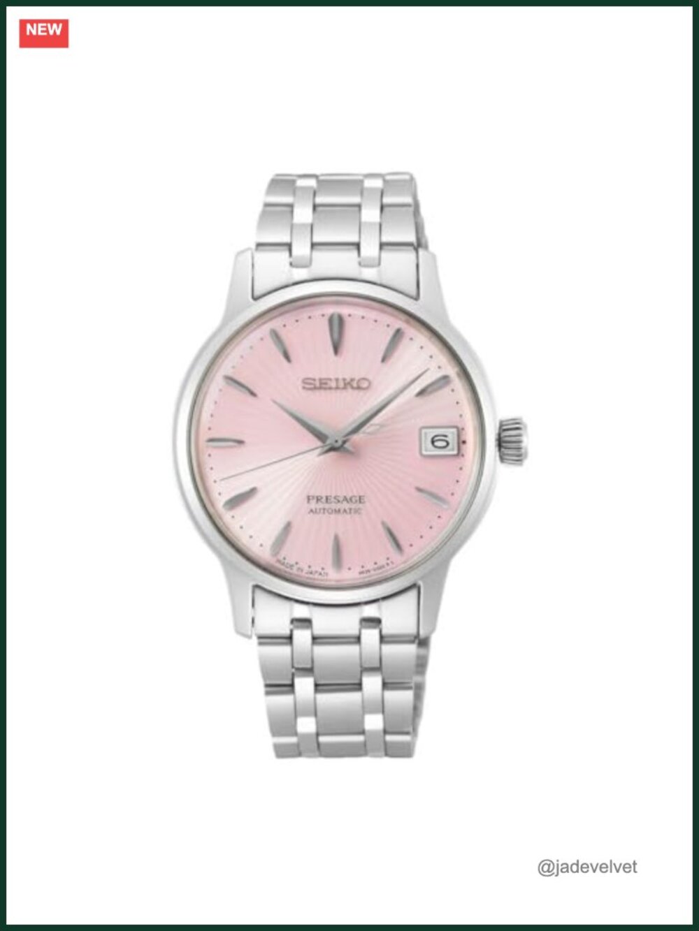 Seiko Presage Automatic Women's Watch Stainless Steel 50M Water Resistant